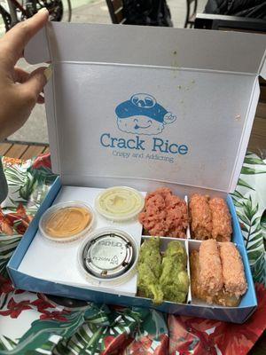 8 Piece Crack Rice Mixed