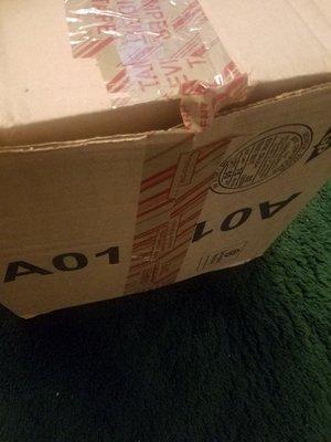 My tampered package.