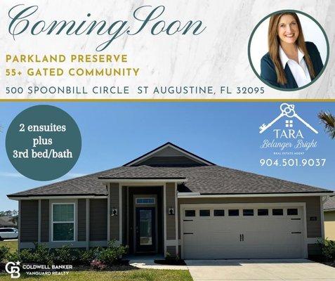 St Augustine, FL home in a 55+ community hitting the market very soon!