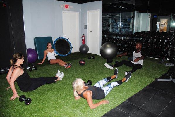 One of our amazing group classes here at FitFusion Boca