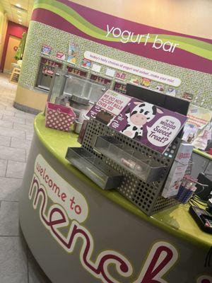 Frozen yogurt bar!