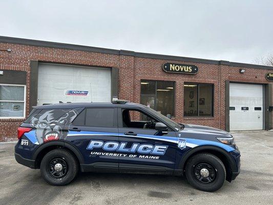 A big thank you to the University of Maine fleet maintenance department, and police. We appreciate your business... Go Black Bears !