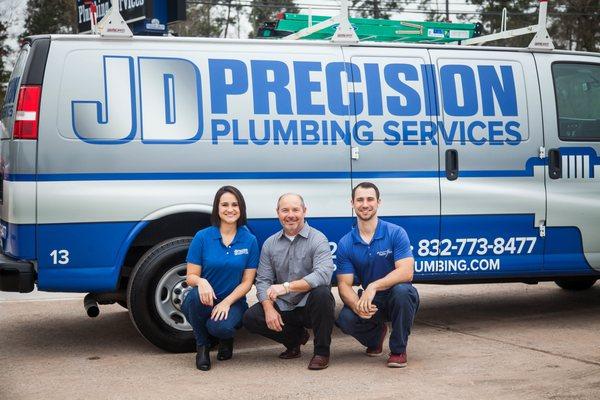 Jerry is excited to train his children in the plumbing industry.