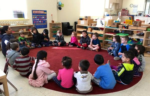 starting our morning with circle time