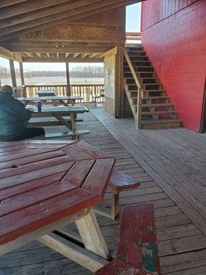 Outdoor dining area