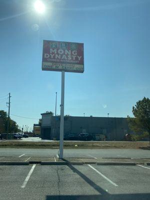 Sign by road