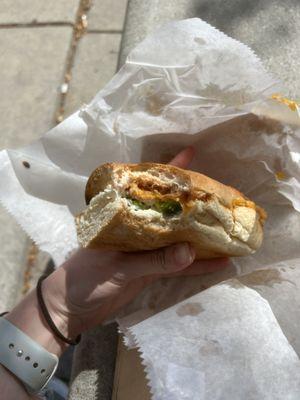 Jalapeño Popper Sandwich Half