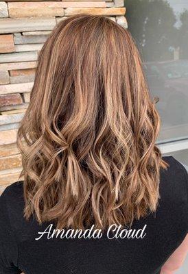 Balayage over BOXED COLOR