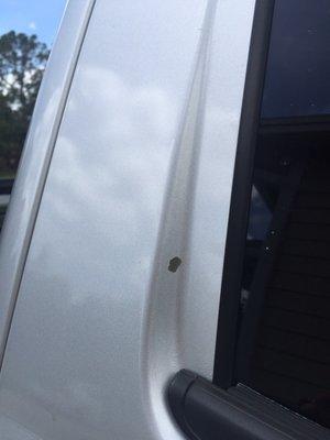 Paint defect on my Chevrolet Silverado.