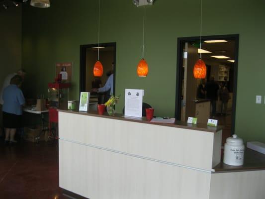 Reception area