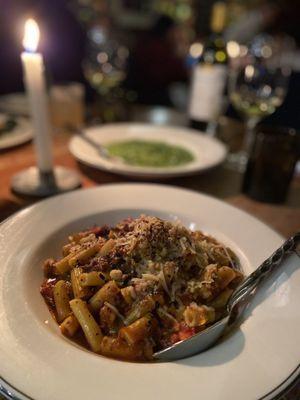 Short rib rigatoni