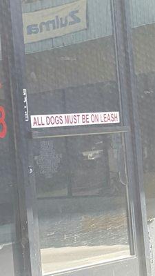 All dog MUST be on leash