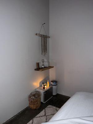 Inside the massage room