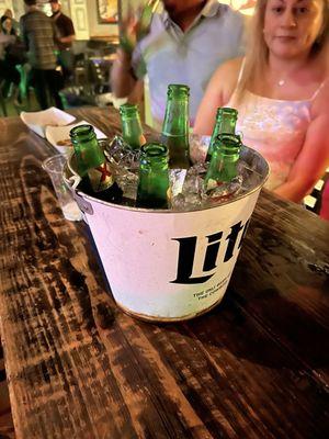 Bucket of beer