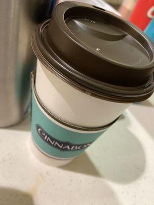 Warm old coffee from Cinnabon Ala Moana