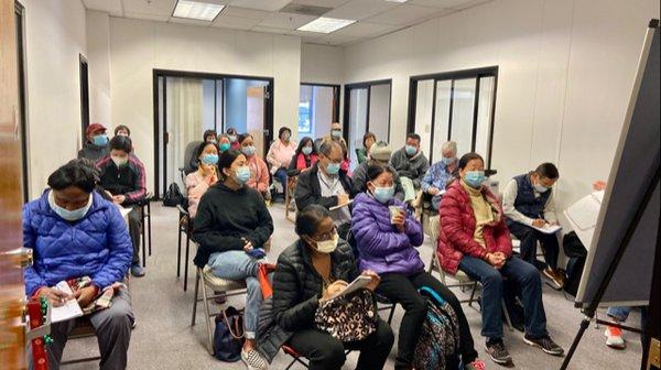 Our caregivers were receiving training from our Registered Nurse, Gerontologist and Aging Care Specialist.