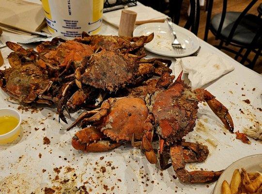 Large crabs