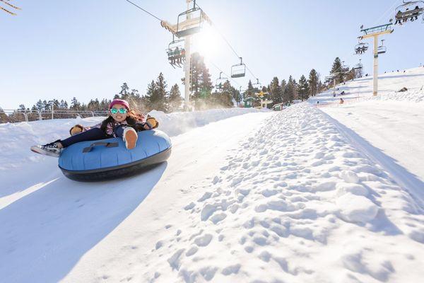 Winter tubing fun!