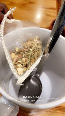 The type of tea bag is just authentic not the cheap ones.