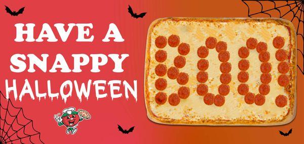 Happy Halloween from everyone at Snappy Tomato Pizza