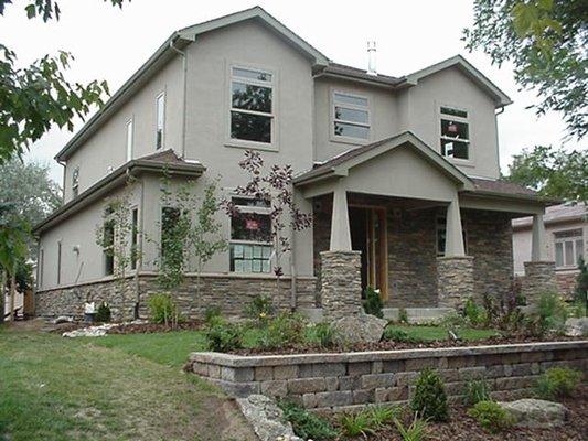 New 4,000 sq foot home built on a Denver lot