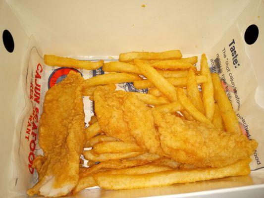 Flounder and French Fries