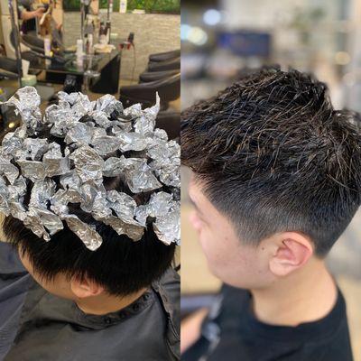 Men's foil perm