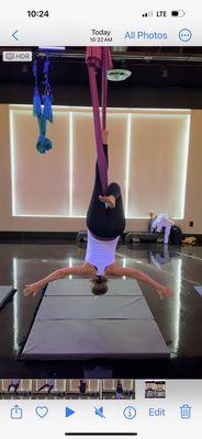 Aerial yoga