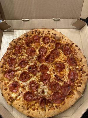 Pepperoni pizza