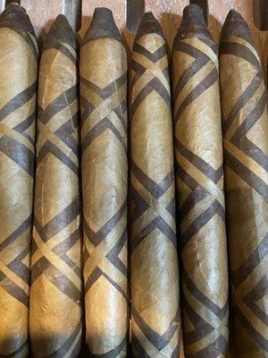 Custom wraps Inside the humidor.