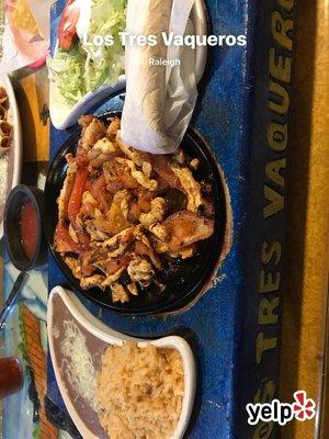 Chicken fajitas!