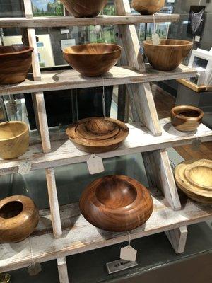 Jack Nissen's crafted wood bowls