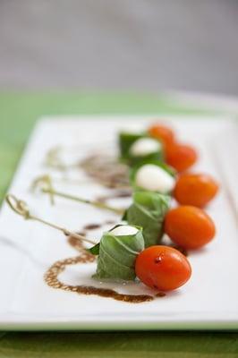 Tomato, Basil, Mozzarella Skewer photo by ADB Photographix