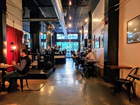 Seating Area at Dessert Oasis Coffee Roasters Downtown Detroit