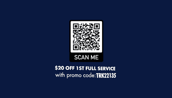 $20.00 off 1st service with promo code: TRK22135