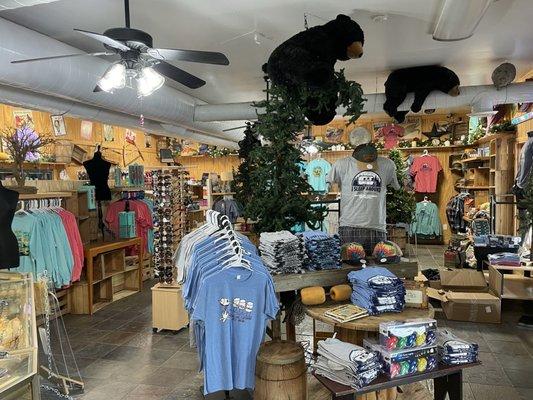 The general store has everything you need including pizza, iceees, popcorn...and all the camping items one would need!