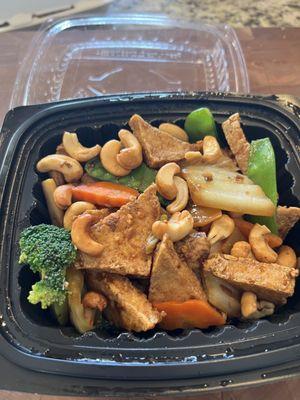 Bean Curd with Mixed Vegetables  +add cashew