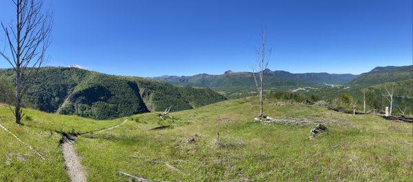 Coldwater Lake Trail view -June