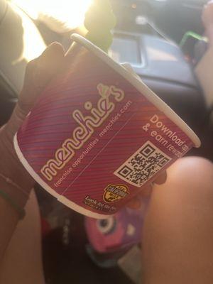 Menchies Frozen yogurt