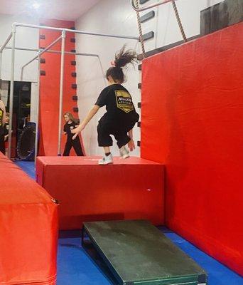 Our youth parkour class offers siblings discounts!