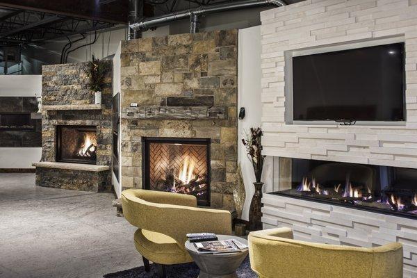 Glenwood Springs fireplace showroom