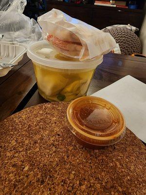 Wonton soup