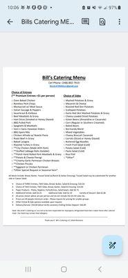 Bill's Catering