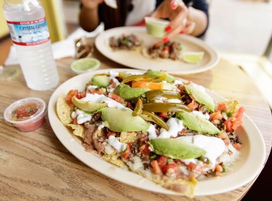 Super Nachos (Carne Asada) $10.25