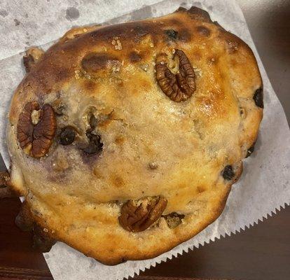 Blueberry pecan scone