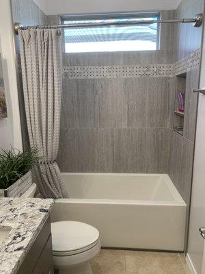 Hall bath remodel