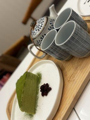 Matcha Crepe Layer Cake