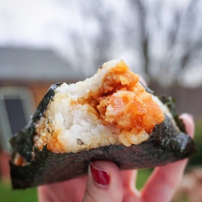 Shrimp Tempura Onigiri