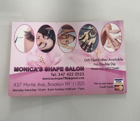 Monica's Shape Salon