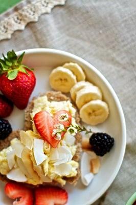 Fresh Shaved Coconut Oatmeal